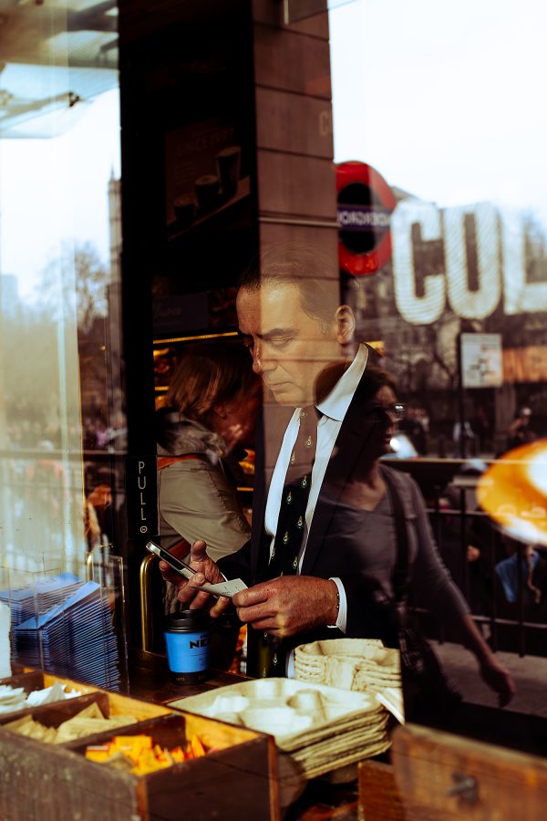 Reflection of a Man Poster