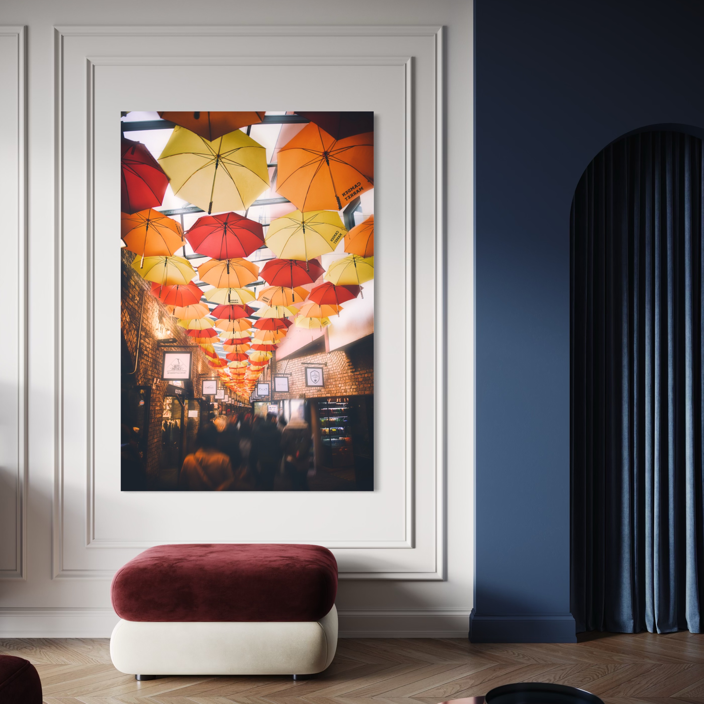 Camden Umbrellas Poster