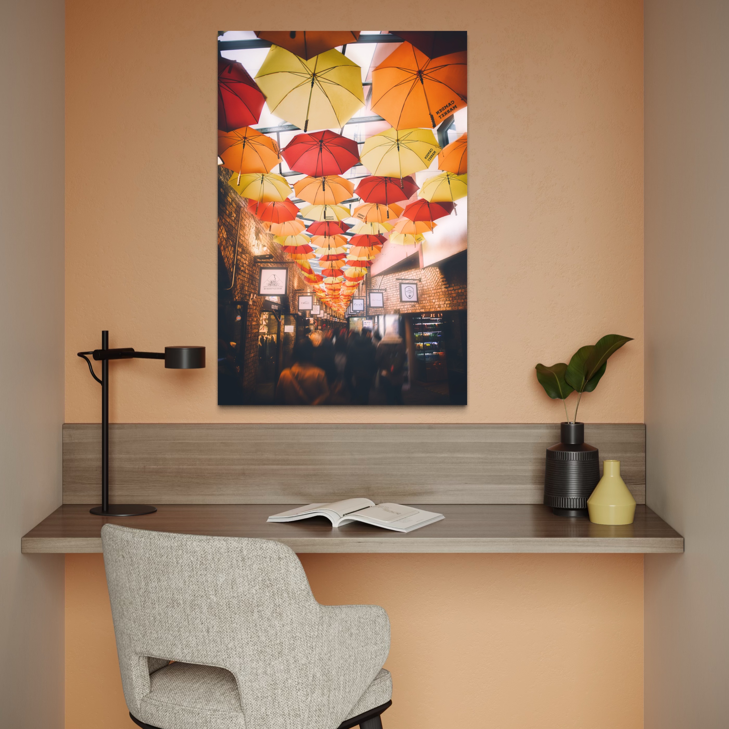 Camden Umbrellas Poster