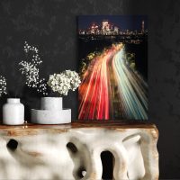 Light Trails and the City Poster