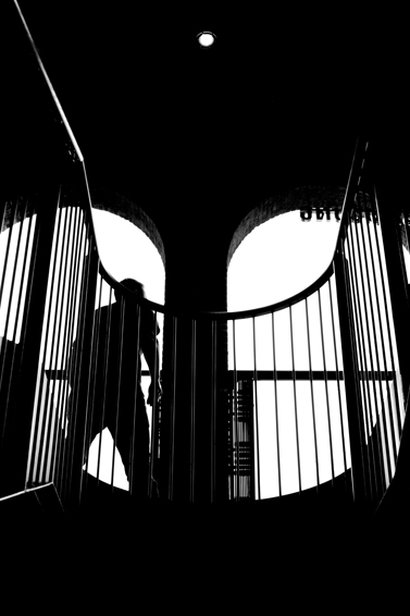 At the Railings Edge Poster