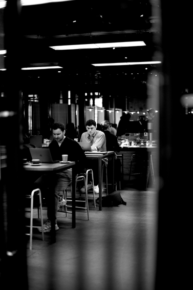 Working and Coffee Poster