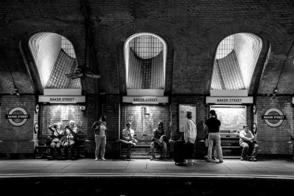 Baker Street Underground Station Poster