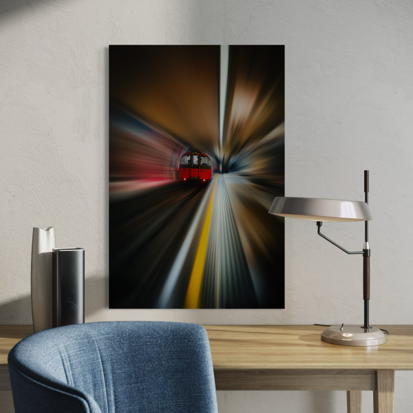 Underground Tube at Speed Poster