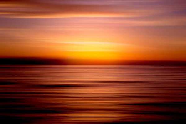 Tranquil Sunset and Seascape Poster