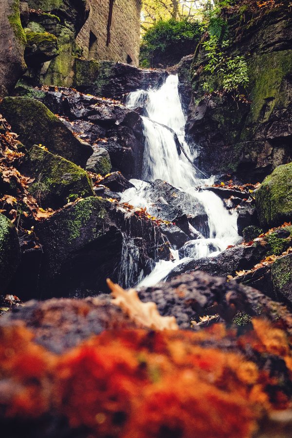 Lumsdale Waterfall Poster