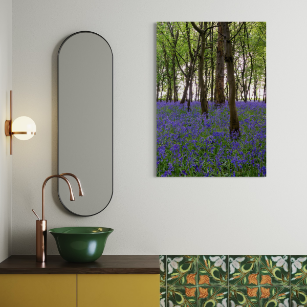 Blue Bells Field Poster
