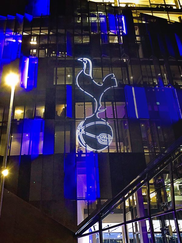 Neon Cockerel – Spurs by Night Poster