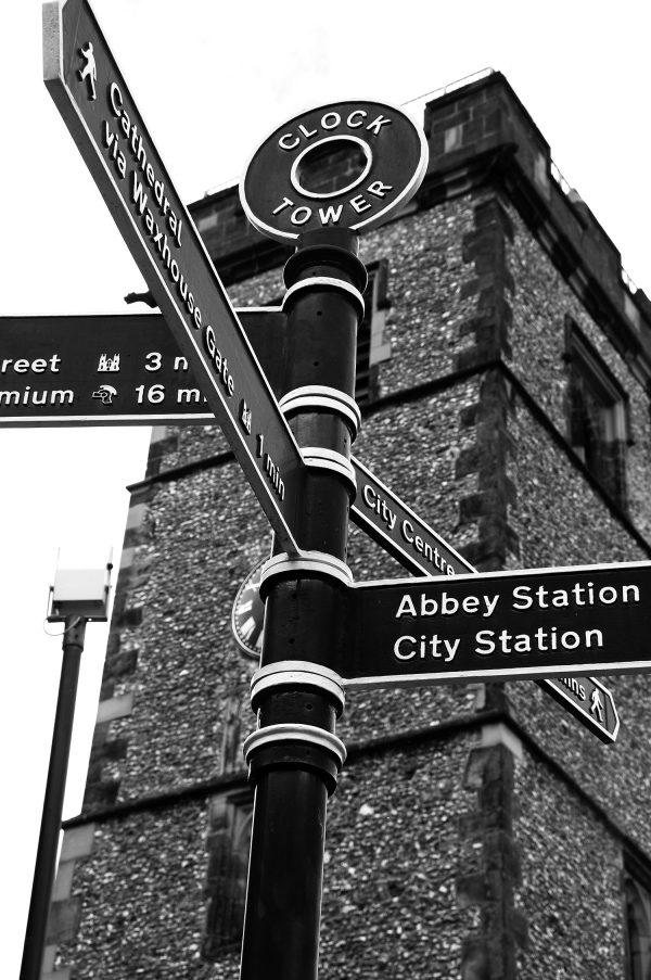 Clock Tower St Albans Poster