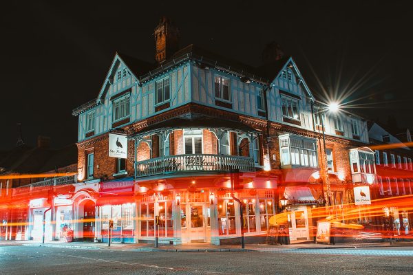 The Peahen at Night in St Albans Poster