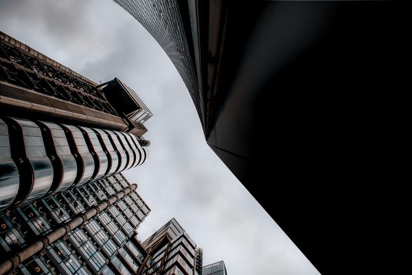 Urban Ascent: London Architecture Perspective Poster