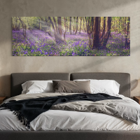 Bluebell Light Through the Trees Poster