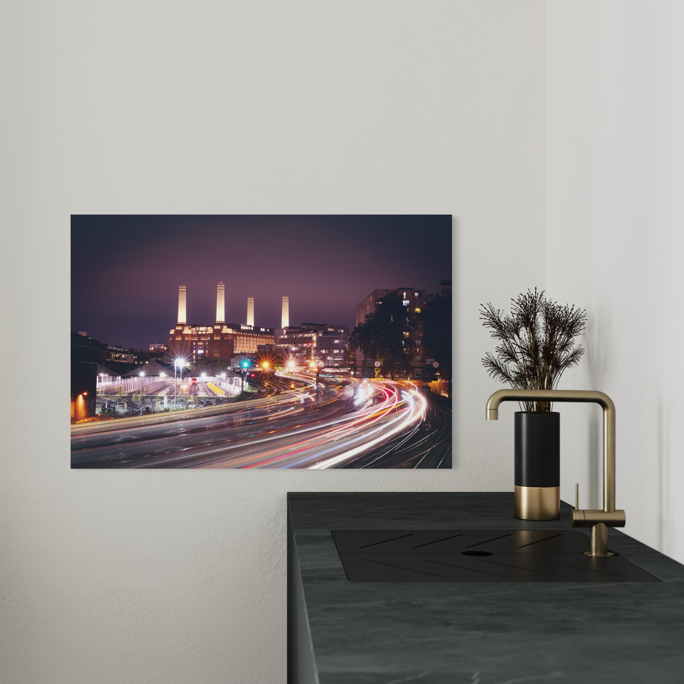 Electric Night at Battersea Power Station Poster