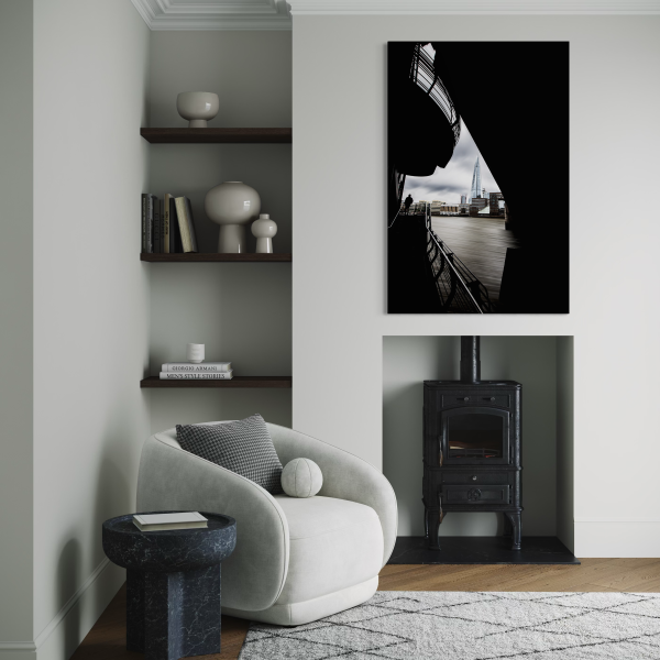 Framed in Shadow The Shard London Poster