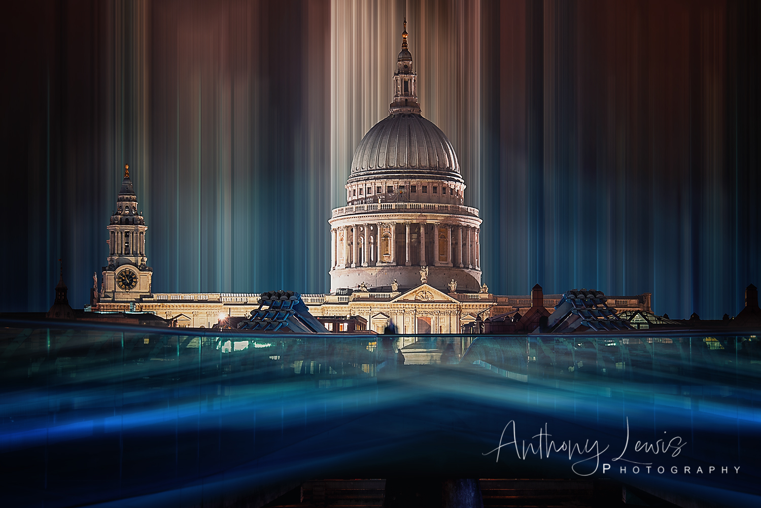 St Paul’s Light Trails Poster