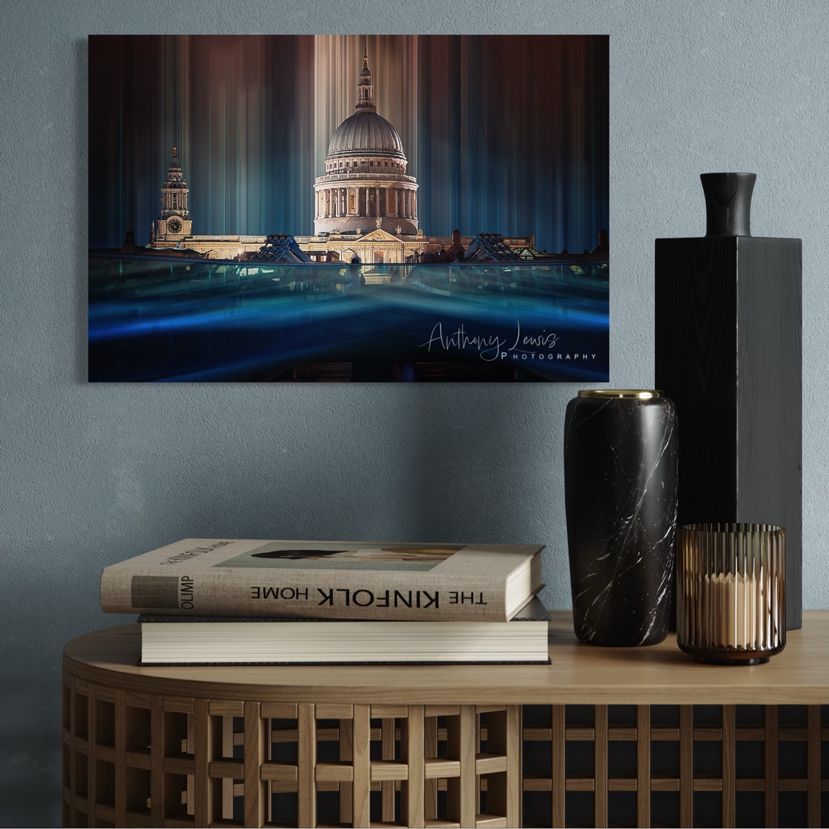St Paul’s Light Trails Poster
