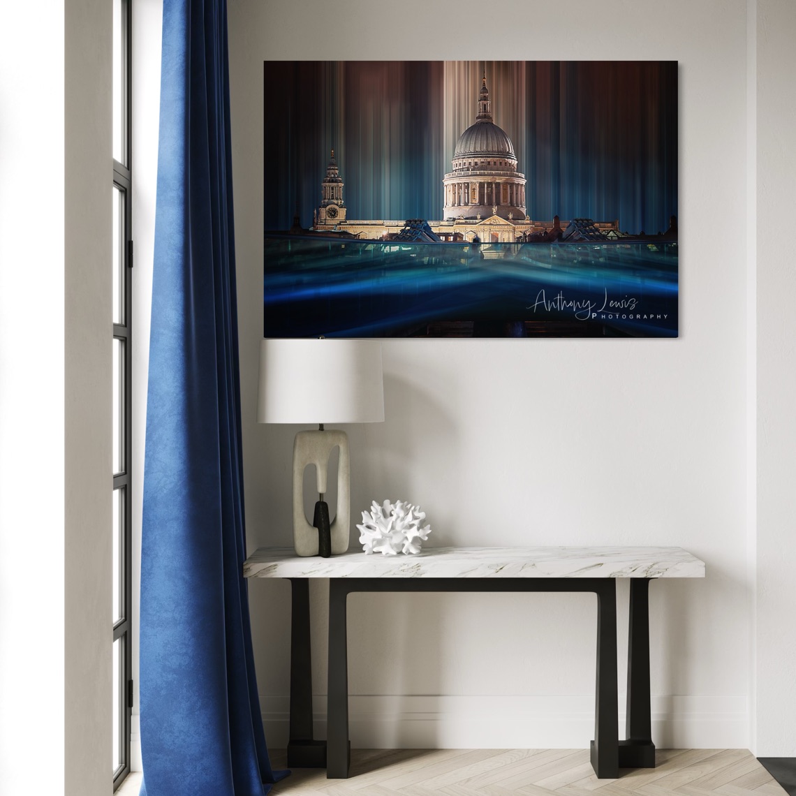 St Paul’s Light Trails Poster
